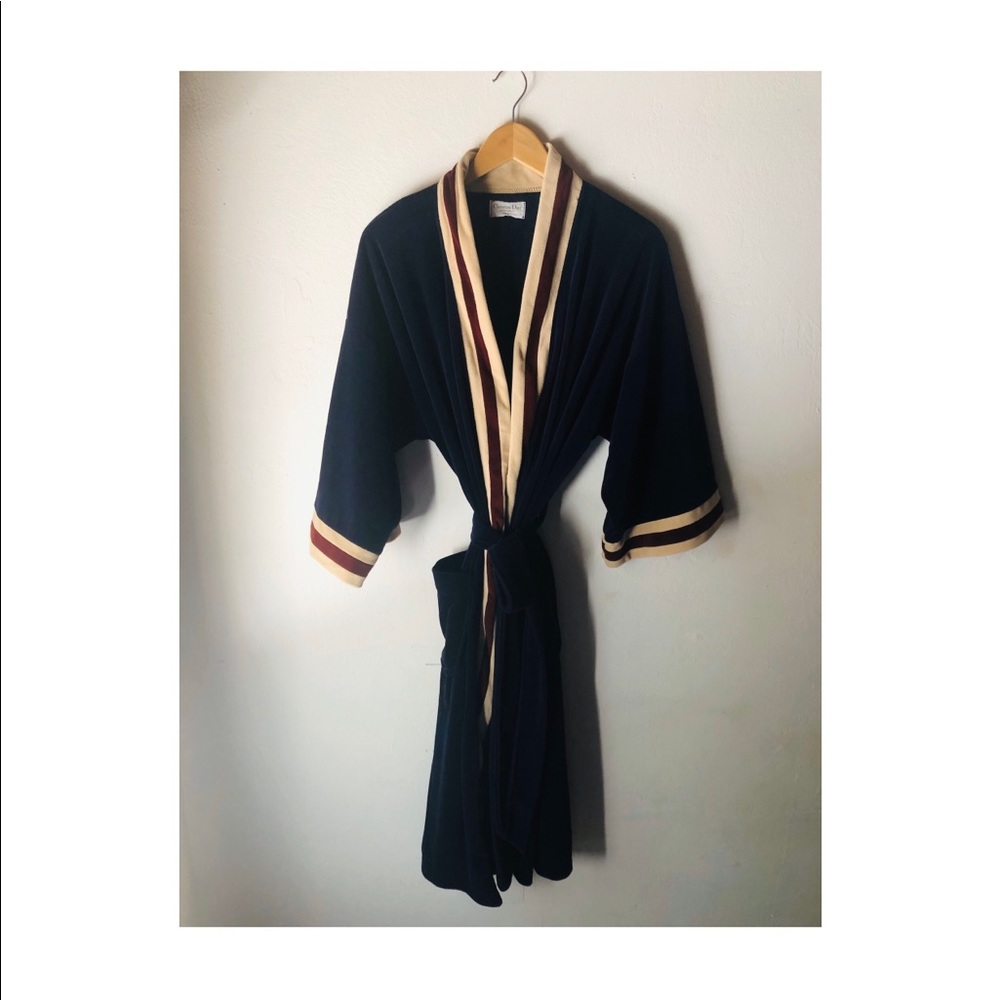 Christian Dior Vintage Velour Robe